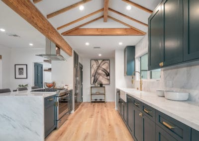 Blue Shaker Cabinets