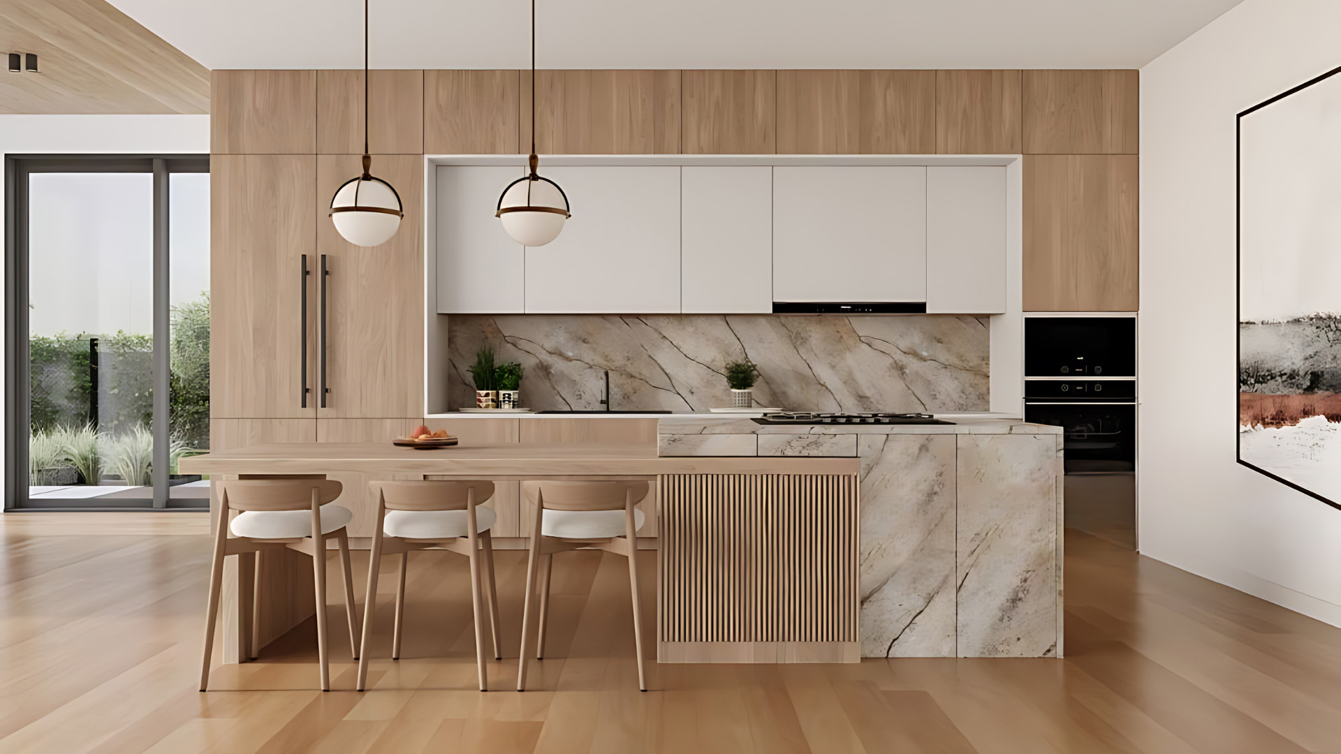 Dream Kitchen 2024 New Kitchen Trend 2024: Timeless wooden cabinets